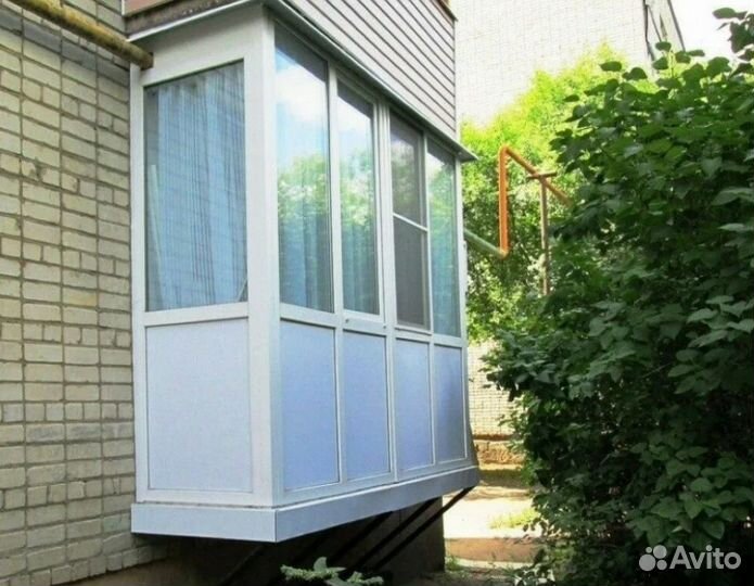Остекление пластиковое по договору