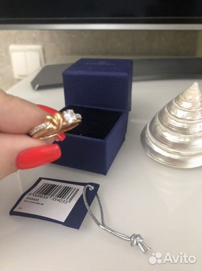 Swarovski кольцо и серьги