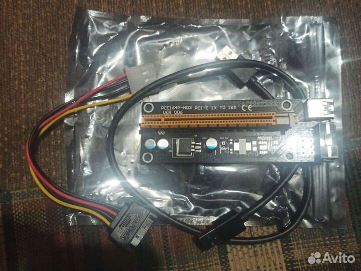 Райзер pci-e x1 to x16