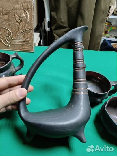 Грузинский кувшин для вина ручной работы СССР