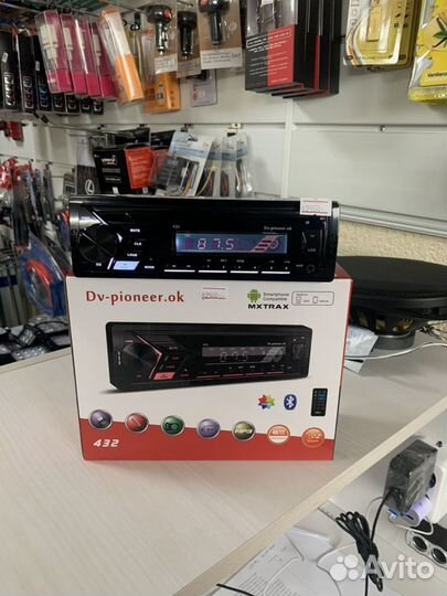 Автомагнитола. Магнитола dv-pioneer 432