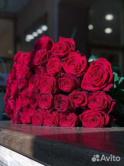 Розы премиум с крупным бутоном