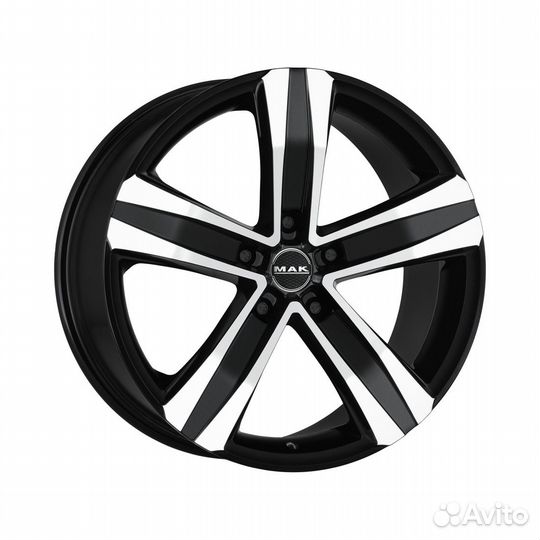 Литые диски 7x17 5x160 65.1 ET60 MAK Stone 5 3 Black Mirror