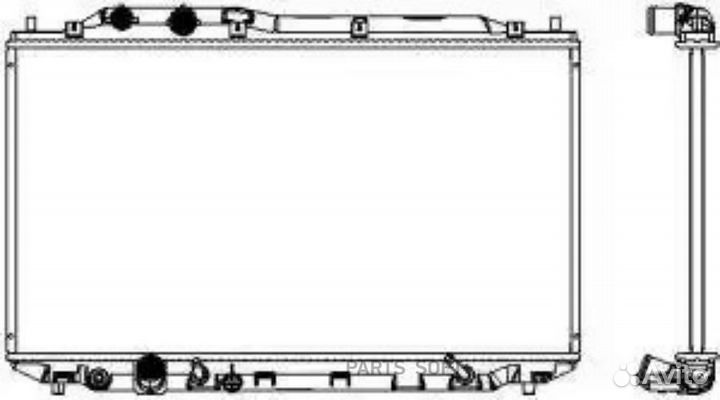 Радиатор охлаждения Хонда Цивик 2005