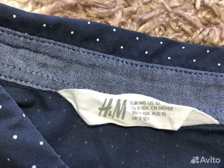 Рубашка для мальчика 140