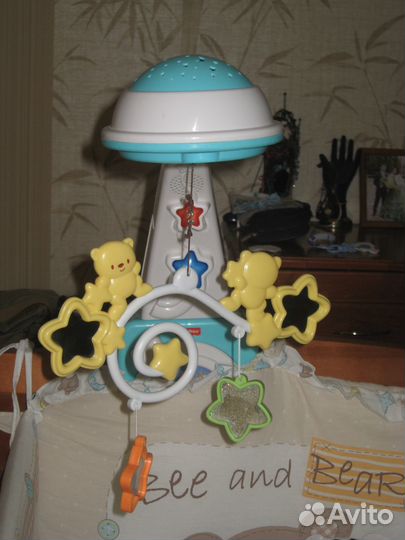 Каруселька свето-музыкальная (мобиль) Fisher Price
