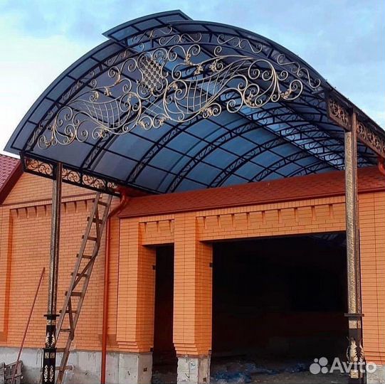 Навесы и козырьки в рассрочку