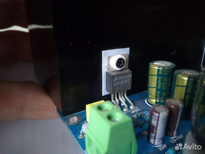 Ламповый усилитель 6J1 LM1875 стерео 2х25Вт