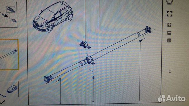 320003602R кардан Рено