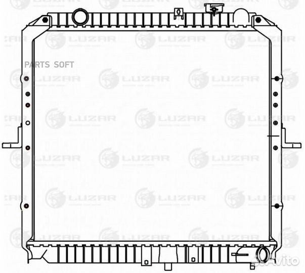 Радиатор охлаждения Киа K-Series Bongo 99- 2.5D