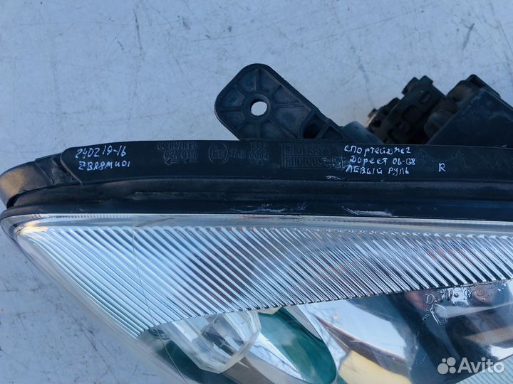 Фара правая Леворульная Киа Спортейдж 2 04-08г