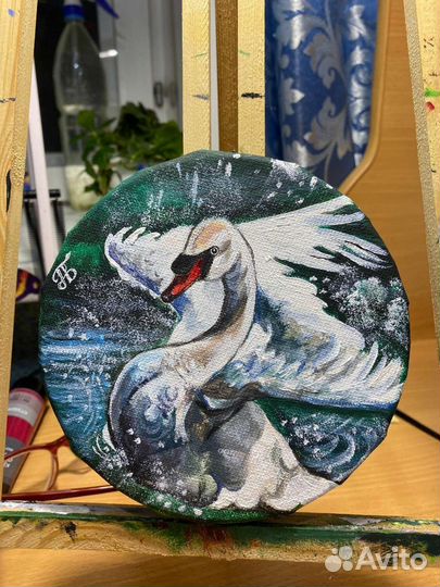 Картина акрилом на холсте