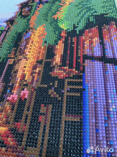 Алмазная мозаика. Готовая картина