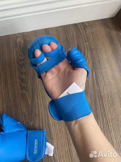 Перчатки для карате единоборств накладки размер S