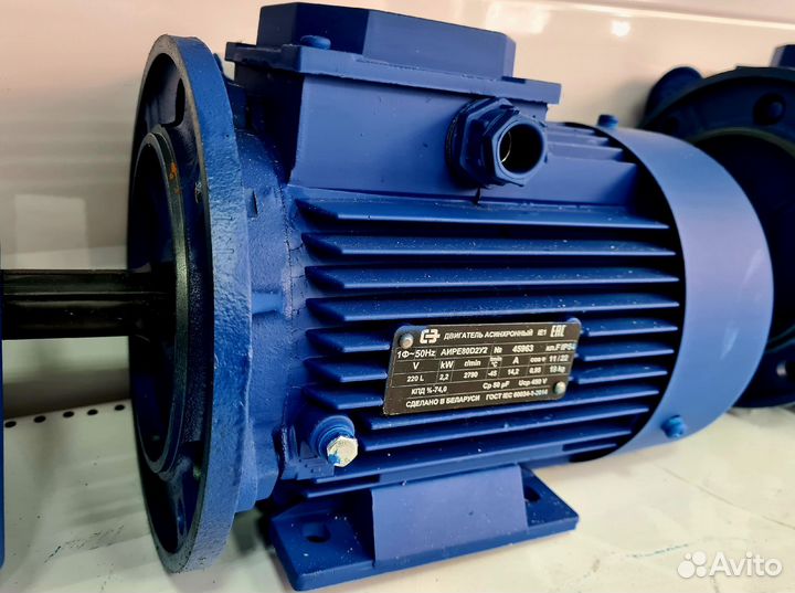 Двигатель аир 100L2 4квт 3000об Беларусь
