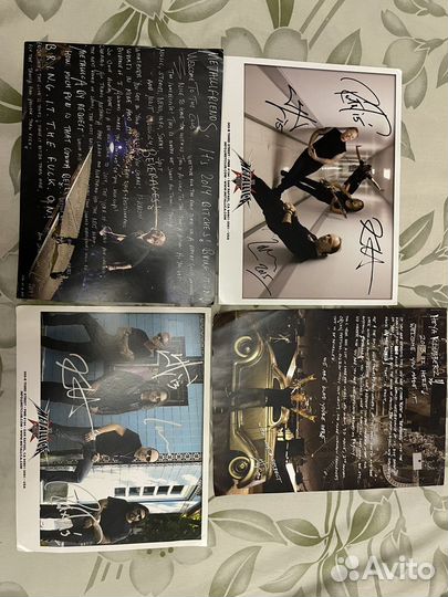 Metallica фотографии с автографом