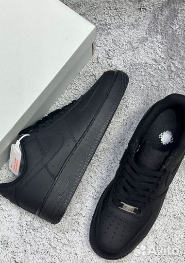 Кроссовки Nike Air Force 1 Supreme Black