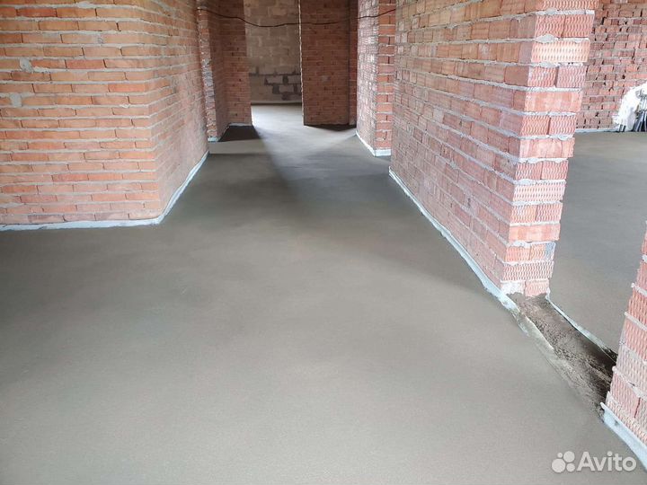 Полусухая стяжка пола,двора,ввравнивание