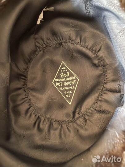 Женский меховой берет