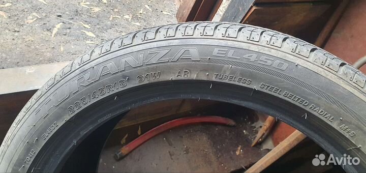 Bridgestone Turanza EL450 225/45 R18 91W