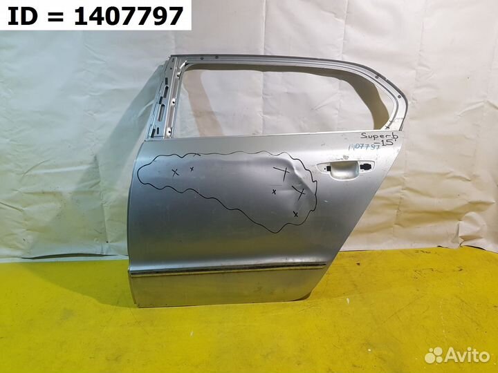 Дверь задняя левая Skoda Superb