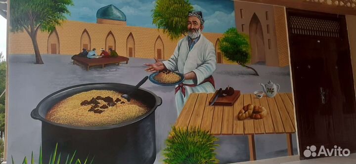 Роспись стен, скульптор, барельеф 15лет опыта