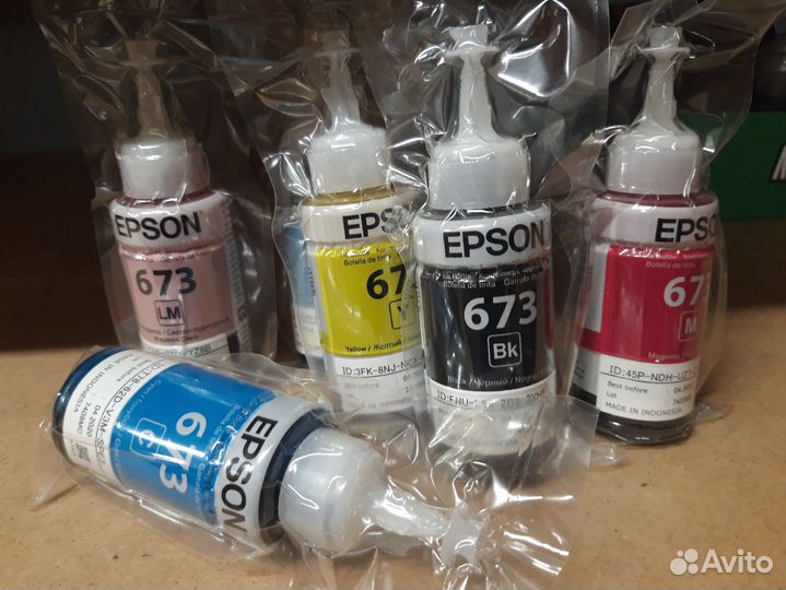Чернила для принтера epson