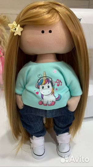 Кукла игровая Тильда текстильная