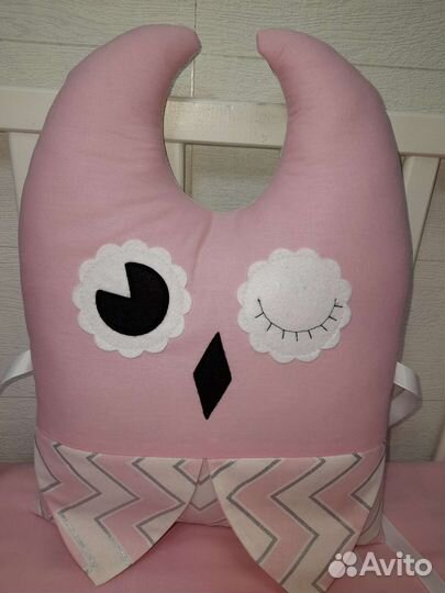 Бортики в детскую кроватку зверюшки