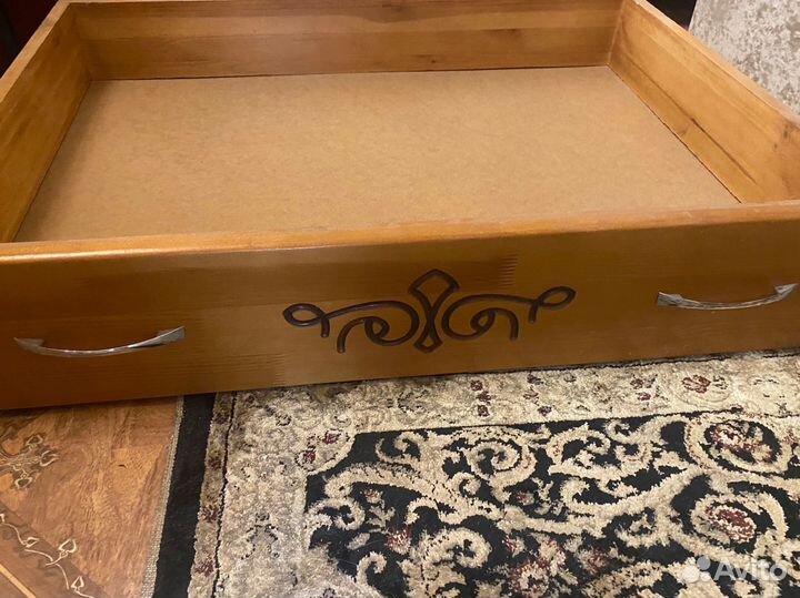 Ящики выдвижные под кровать, массив сосны