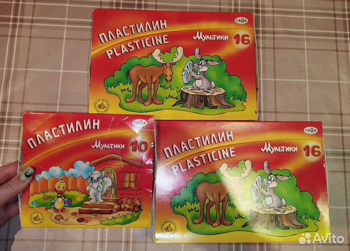 Пластилин, детский пластилин, гамма