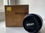Объектив nikon 50mm f 1.8g af s nikkor