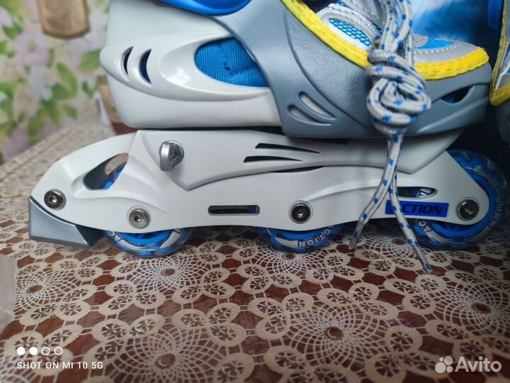 Роликовые коньки детские раздвижные