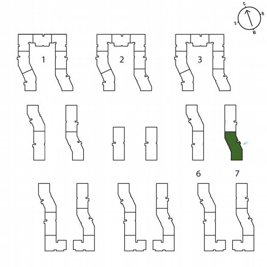 Квартира-студия, 26,5 м², 3/3 эт.
