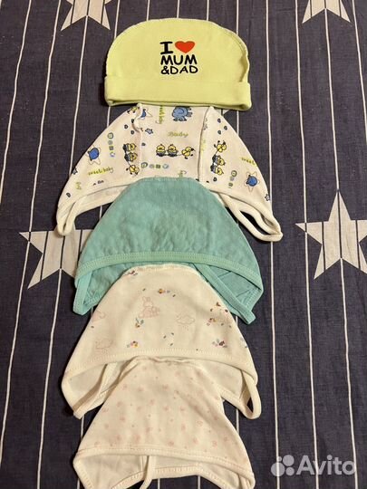 Шапочки для новорожденных