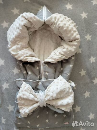 Конверт одеяло на выписку осень