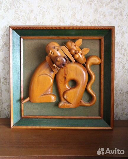 Объемная Картина из дерева, панно, композиция