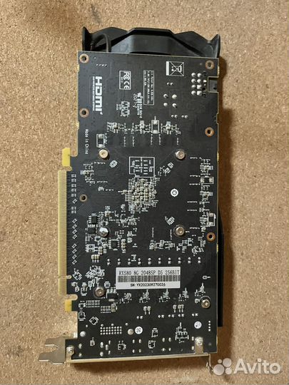 Видеокарта Soyo rx580 8gb 2048sp