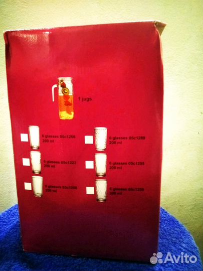 Кувшин + 6 стаканов