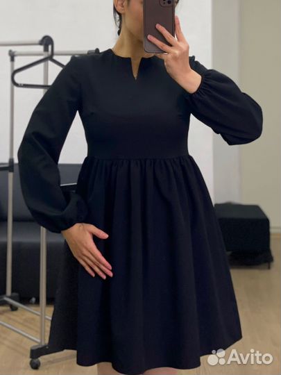 Платье женское 42 44 черное