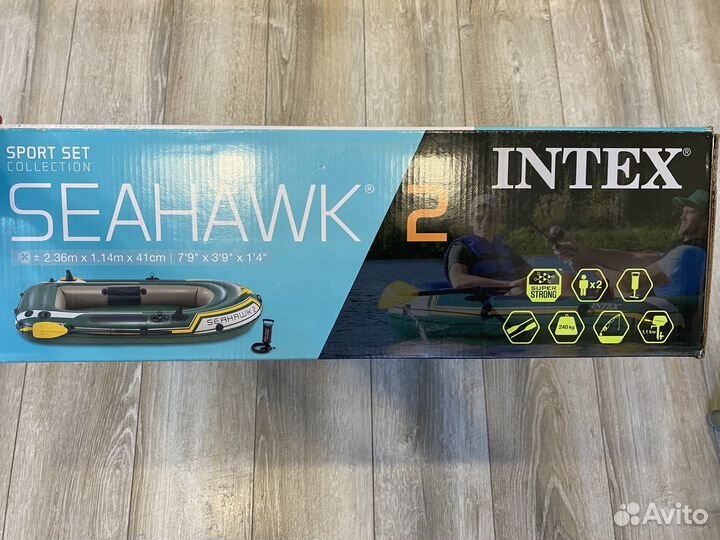 Лодка надувная intex