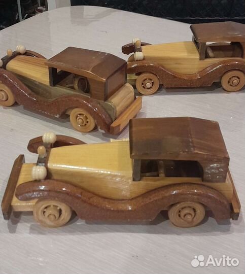 Деревянные игрушки ретро