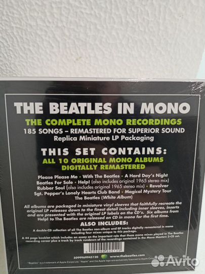 The Beatles In Mono /13CD с буклетами Hi-End Quali