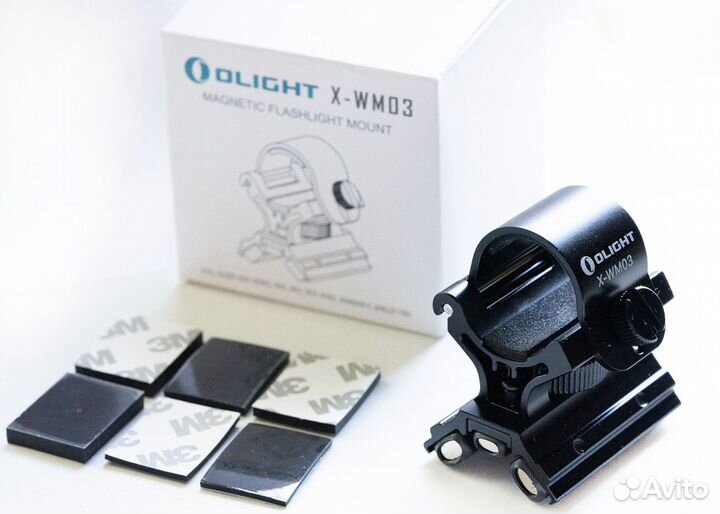 Магнитное крепление фонаря на оружие Olight X-WM03