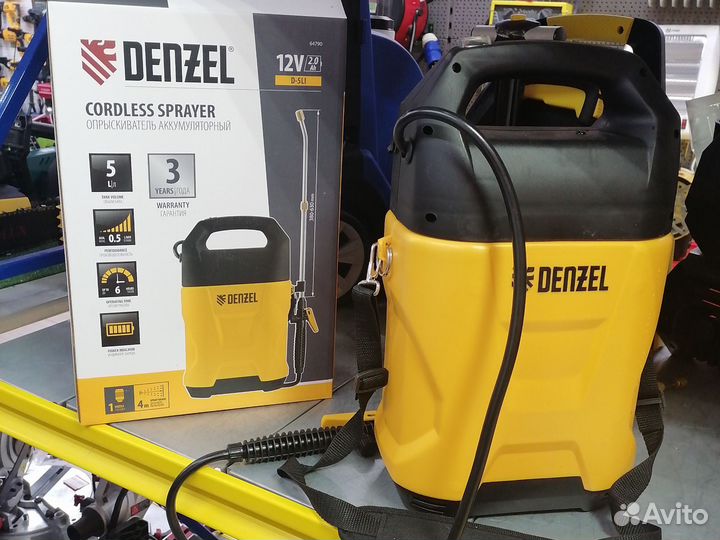 Опрыскиватель аккумуляторный дензел на 5 литров