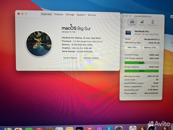 Супер Apple MacBook Pro 15 2014 256 gb