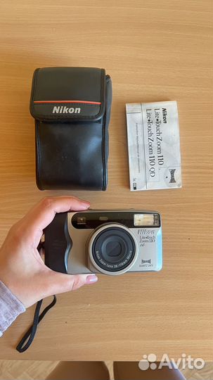 Пленочный фотоаппарат Nikon lite touch zoom 110 QD