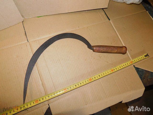 Старинный,иностранный серп,деревенский инструмент