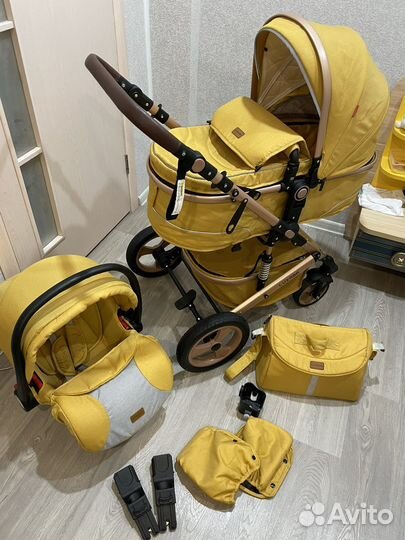 Коляска новая LuxMom 3 в 1