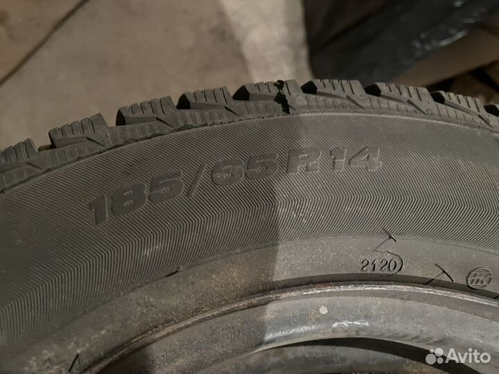 Колеса в сборе viatti brina 185/65r14 зима (шип)